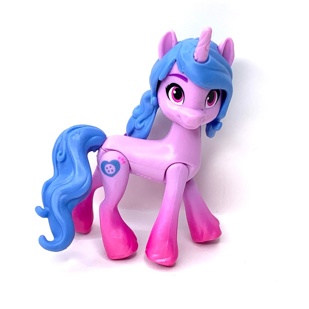 My Little Pony Izzy Moonbow 3” Mini Figure Toy Cake Topper MLP New Generation